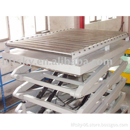 CE & ISO9001 Approved Roller convey lifter
